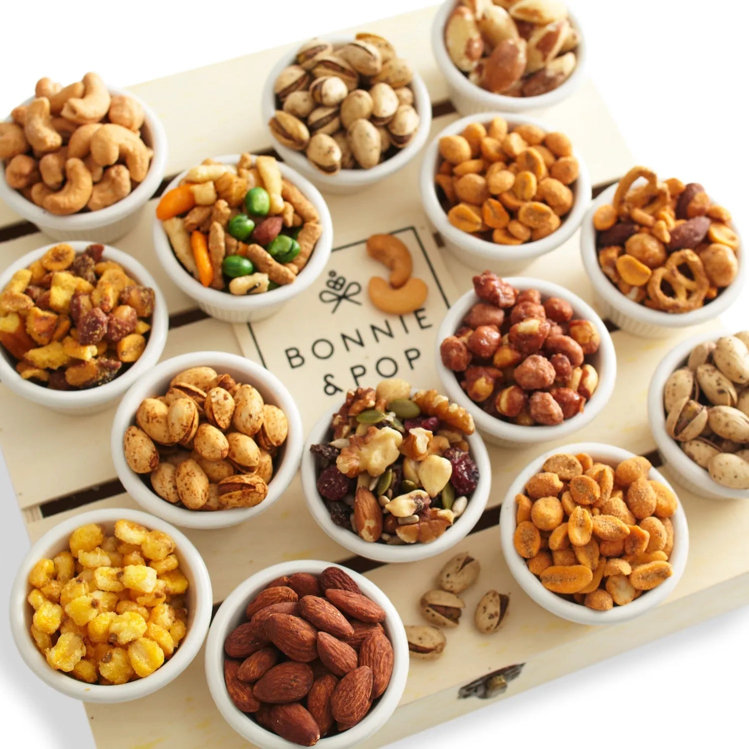 Bonnie and Pop Deluxe Nut and Snack Crate – Candy Warehouse