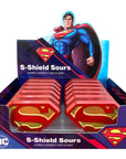 DC Comic Superman S-Shield Sour Candy Tin: 12-Piece Display