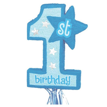 1st Birthday Pinata - Blue - Candy Warehouse