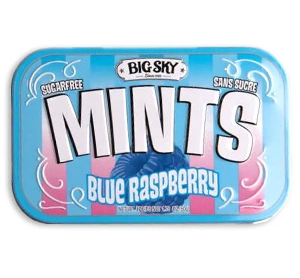 Bluesky.Mint様 Big Sky Sugar Free Blue Raspberry Mint Tins: 6-Piece Box – Candy