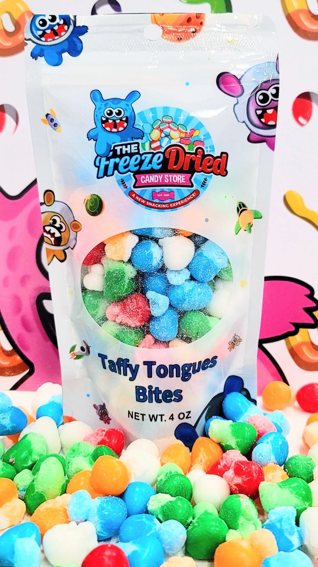 Freeze Dried Taffy Tongue Bites | Candy Warehouse – Candy Warehouse