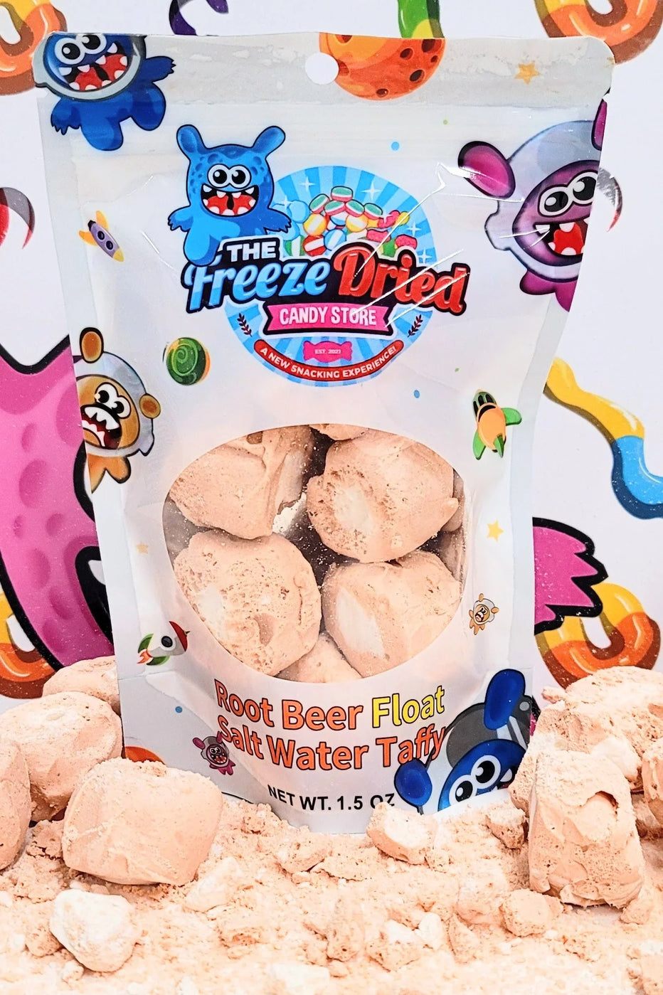 Freeze Dried Root Beer Float Taffy | Candy Warehouse – Candy Warehouse