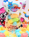 Freeze Dried Worm Puffs Candy - Candy Warehouse