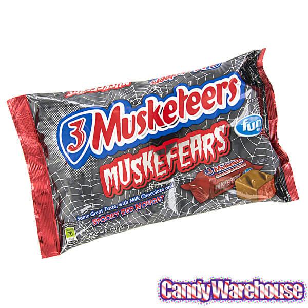 3 Musketeers Muskefears Fun Size Candy Bars: 20-Piece Bag - Candy Warehouse