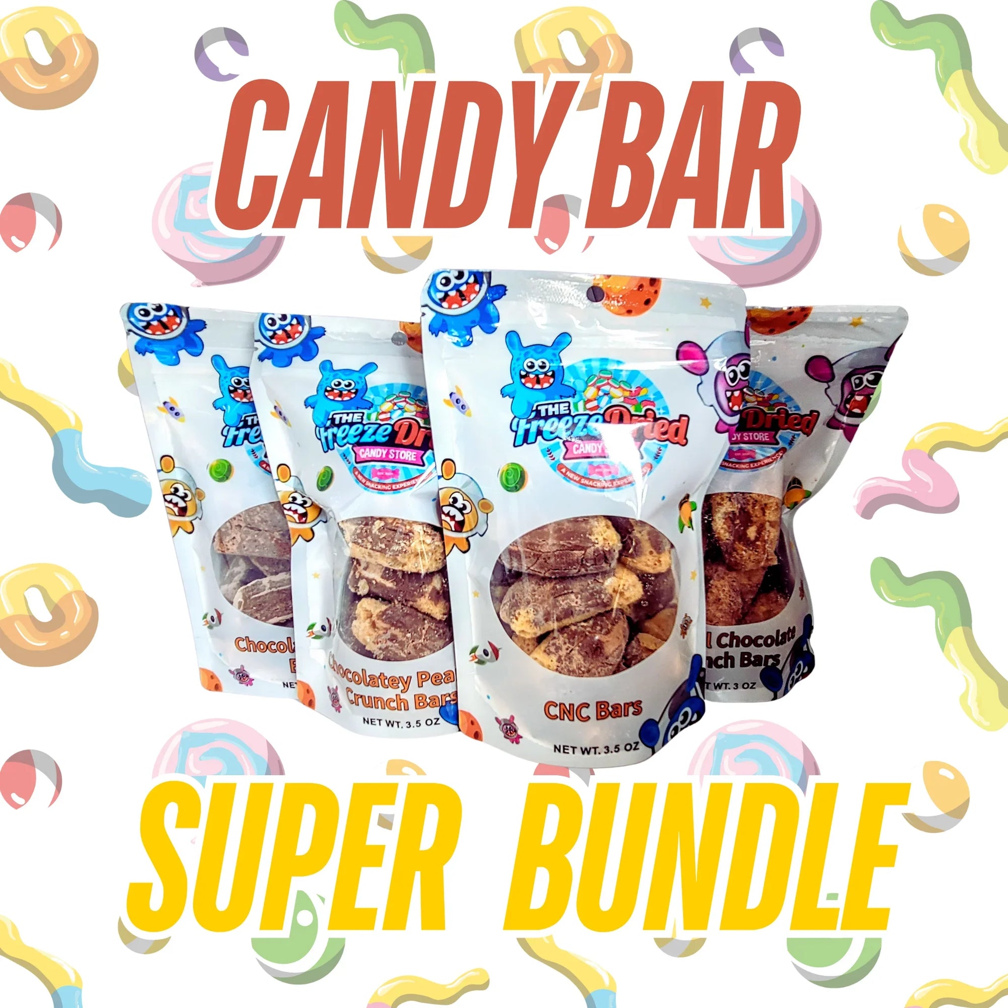 Freeze Dried Candy Bar Bundle: 6 Bags - Candy Warehouse