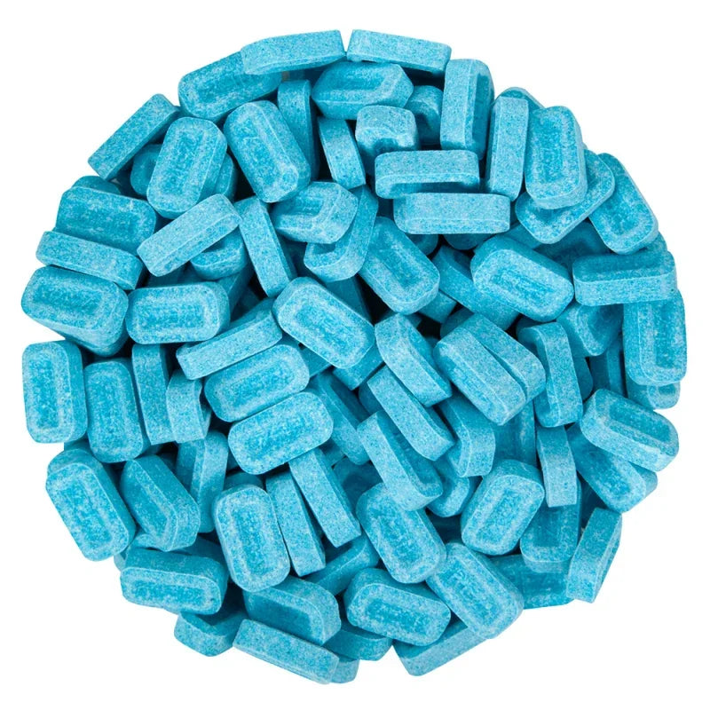 PEZ Sour Blue Raspberry Bulk Unwrapped Candy - Blue: 20LB Case