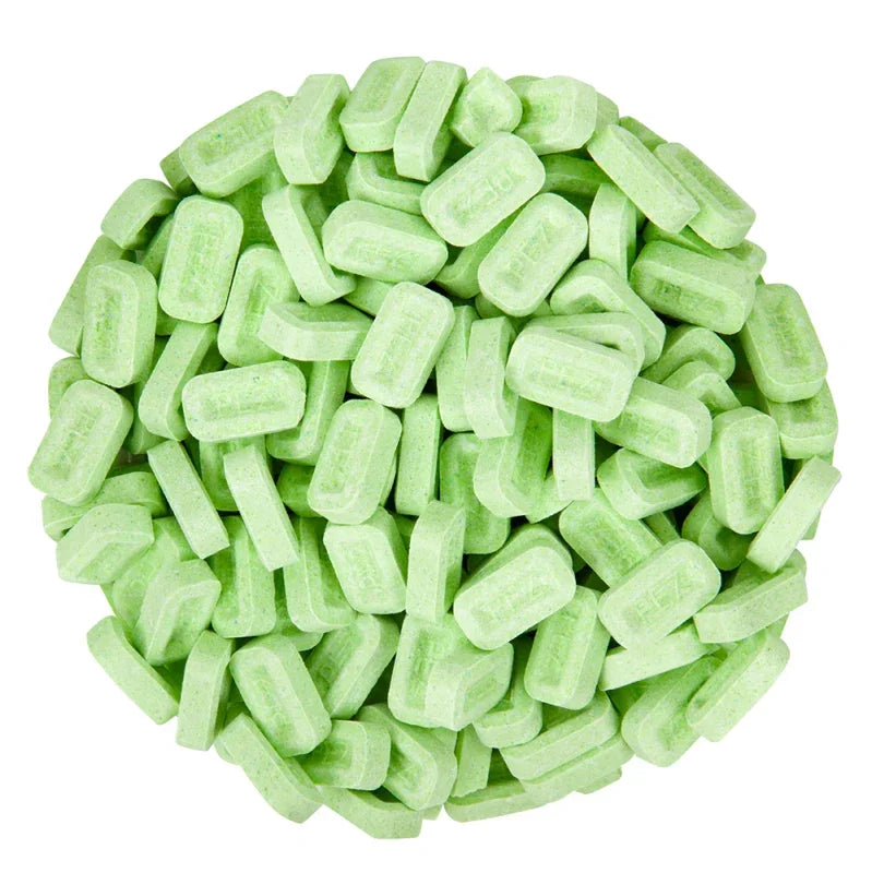 PEZ Sour Green Apple Bulk Unwrapped Candy - Green: 20LB Case