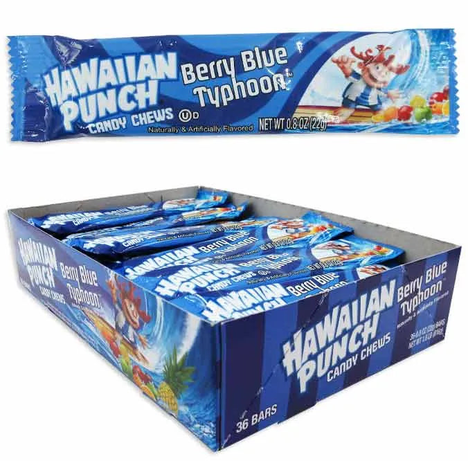 Hawaiian Punch Candy Chews - Berry Blue Typhoon: 36-Piece Display ...