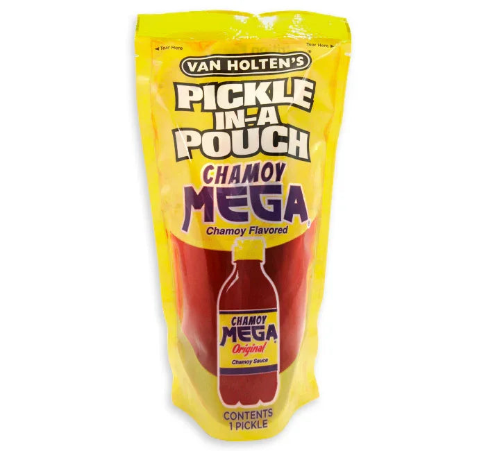 Van Holten's Mega Chamoy Pickle in A Pouch: 12-Piece Box