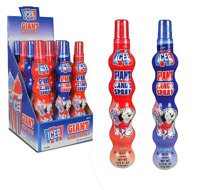 ICEE Giant Candy Spray: 12-Piece Display – Candy Warehouse