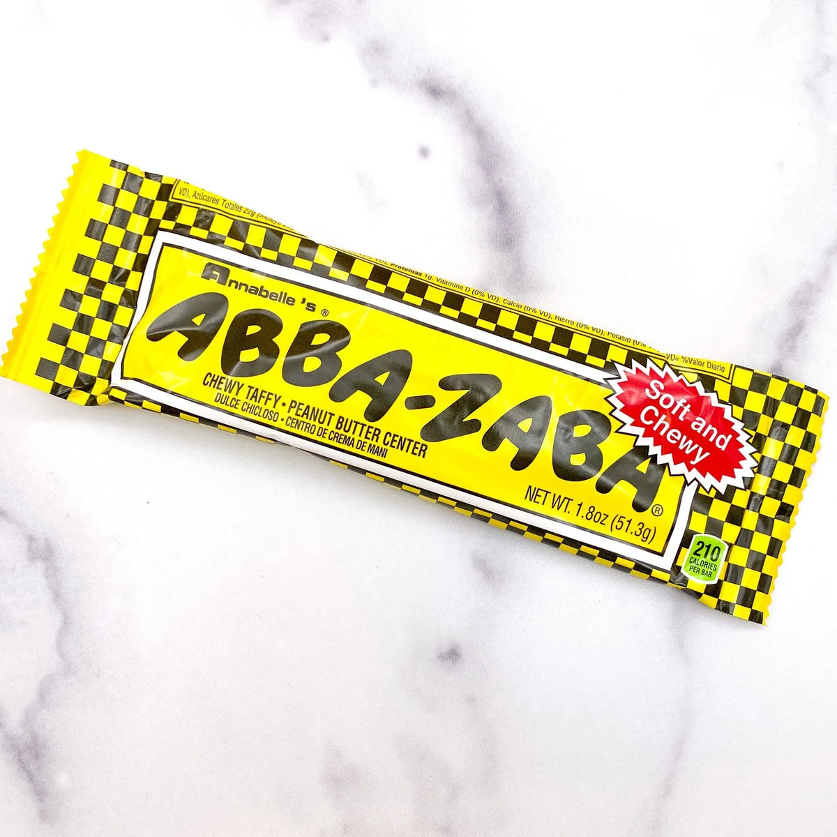 Api Zaba Abba Zaba Chocolate & Peanut Butter Bar: 24 Pack – Candy Warehouse