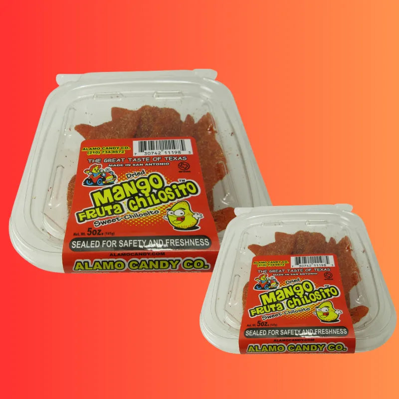 Shilo Candy Alamo Mango Fruta Chilosito Candy Tubs: 24 Piece-Case – Candy Warehouse