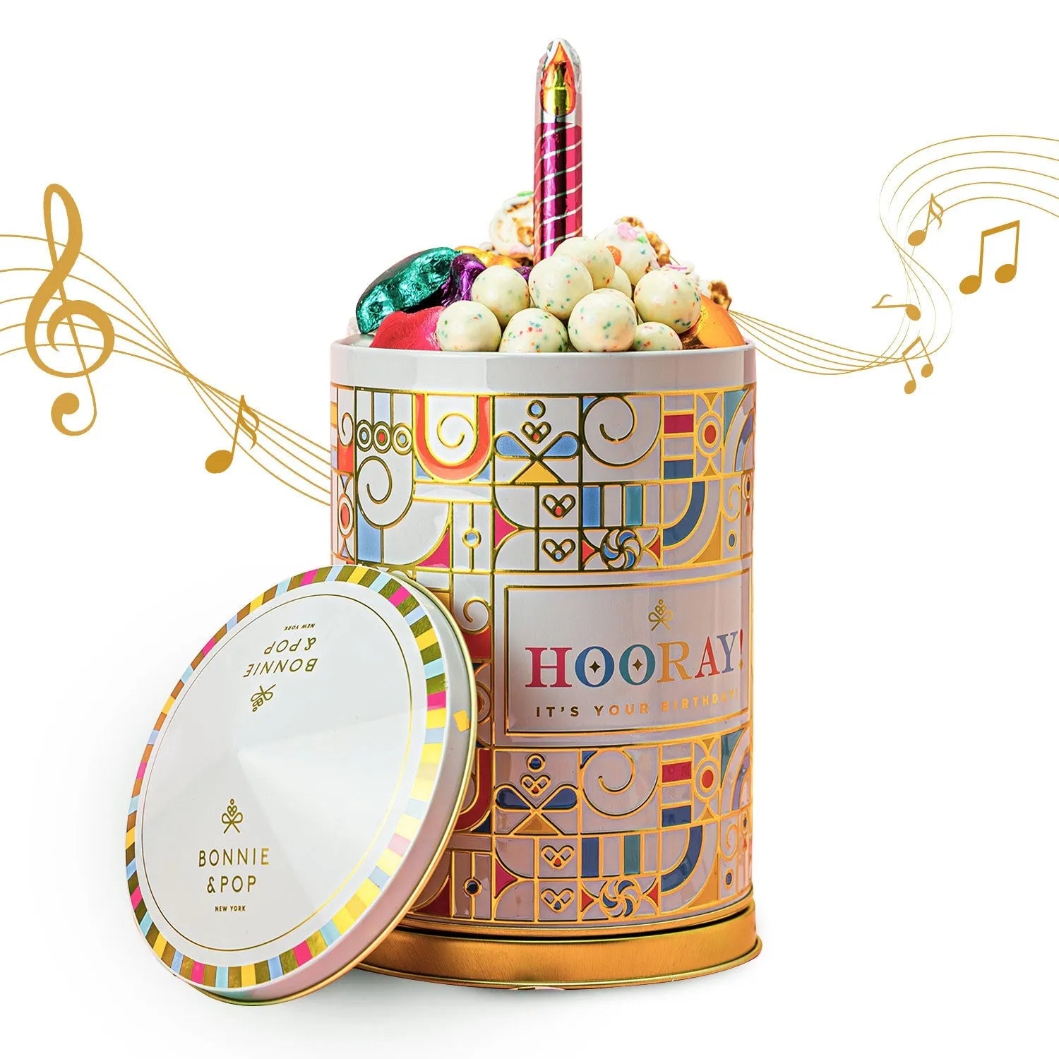 Bonnie and Pop Happy Birthday Tin – Candy Warehouse