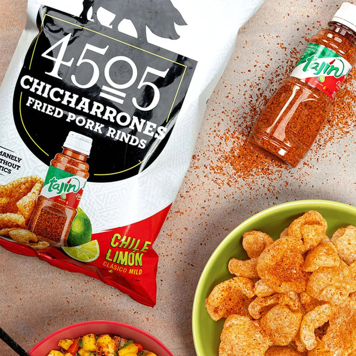 Haron Rind Benestar Chili Limón Chicharrones Pork Rinds: 12-Piece Box – Candy ...