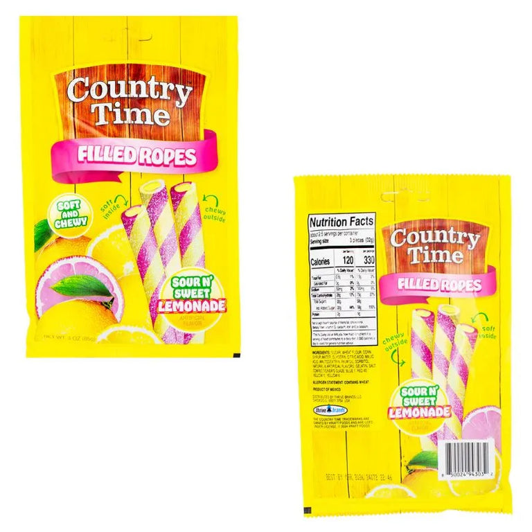 Country Time Sour Filled Licorice Ropes: 12-Piece Box – Candy Warehouse