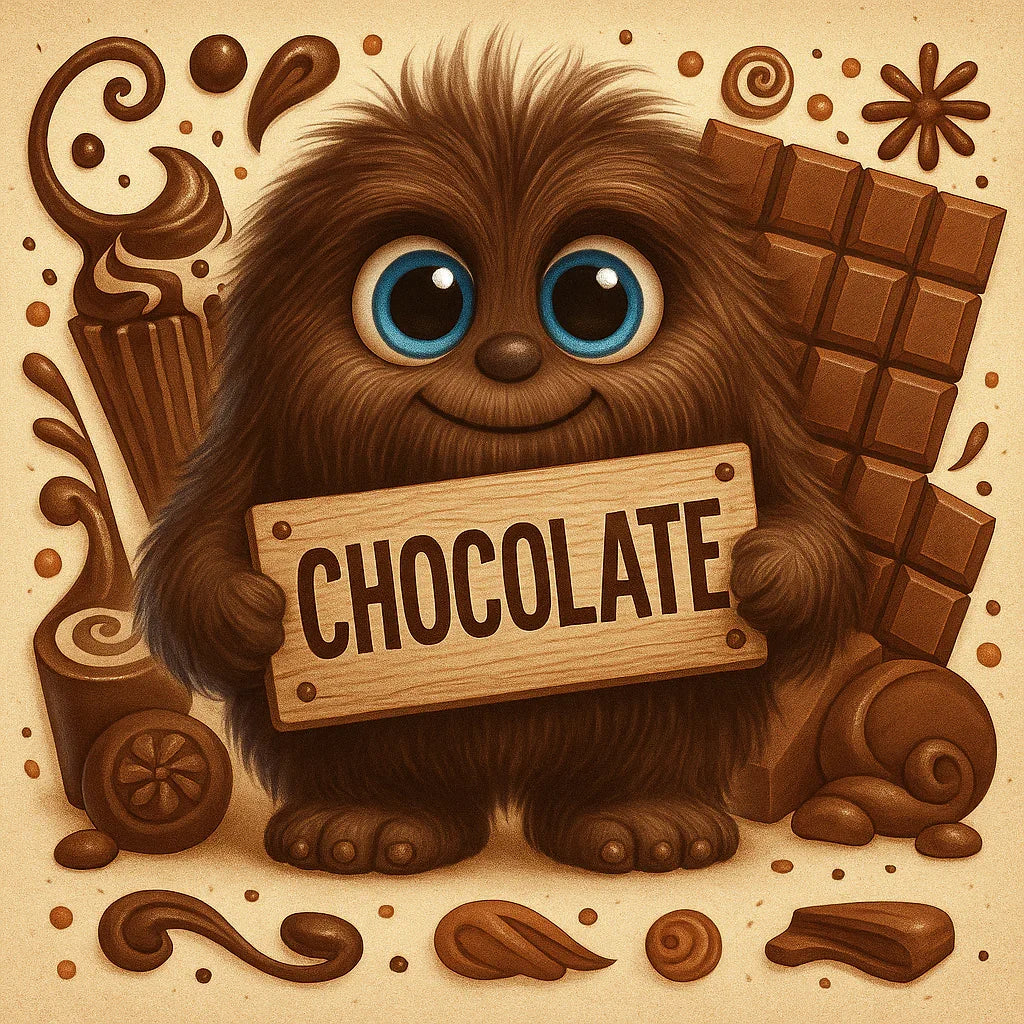 Cute Chocolate Candy Banner