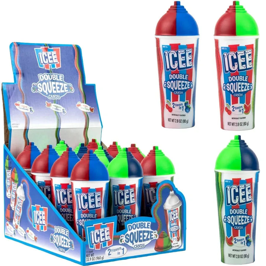 ICEE Double Squeeze Candy Gel: 12-Piece Display – Candy Warehouse