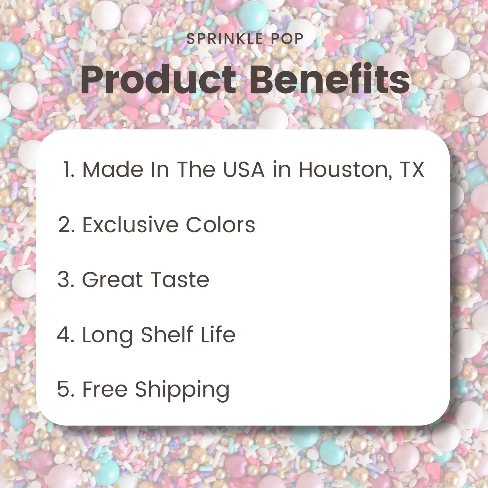 Sprinkle Pop Hey Sugar! Sprinkle Mix