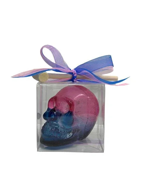 Pure Sugar Hollow Hard Candy Skull filled with Gummies - Candy Warehouse