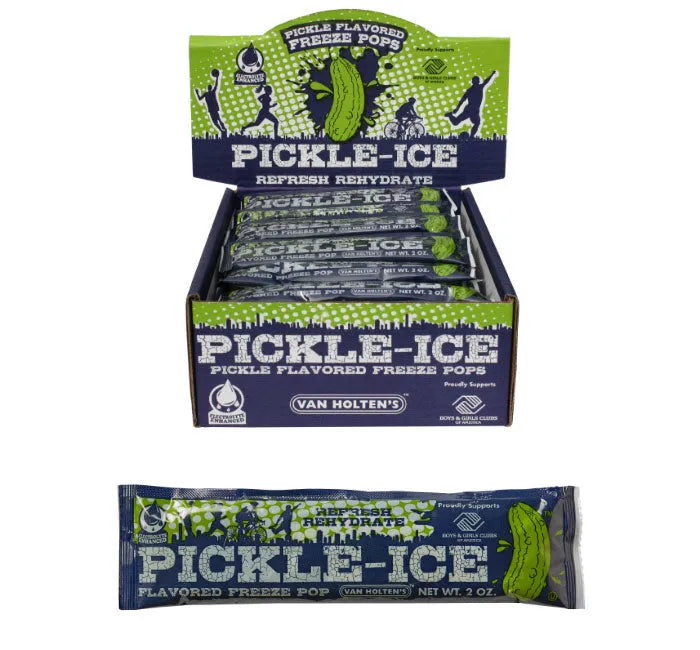 Van Holten's Pickle Ice Freeze Pop: 24-Piece Box – Candy Warehouse