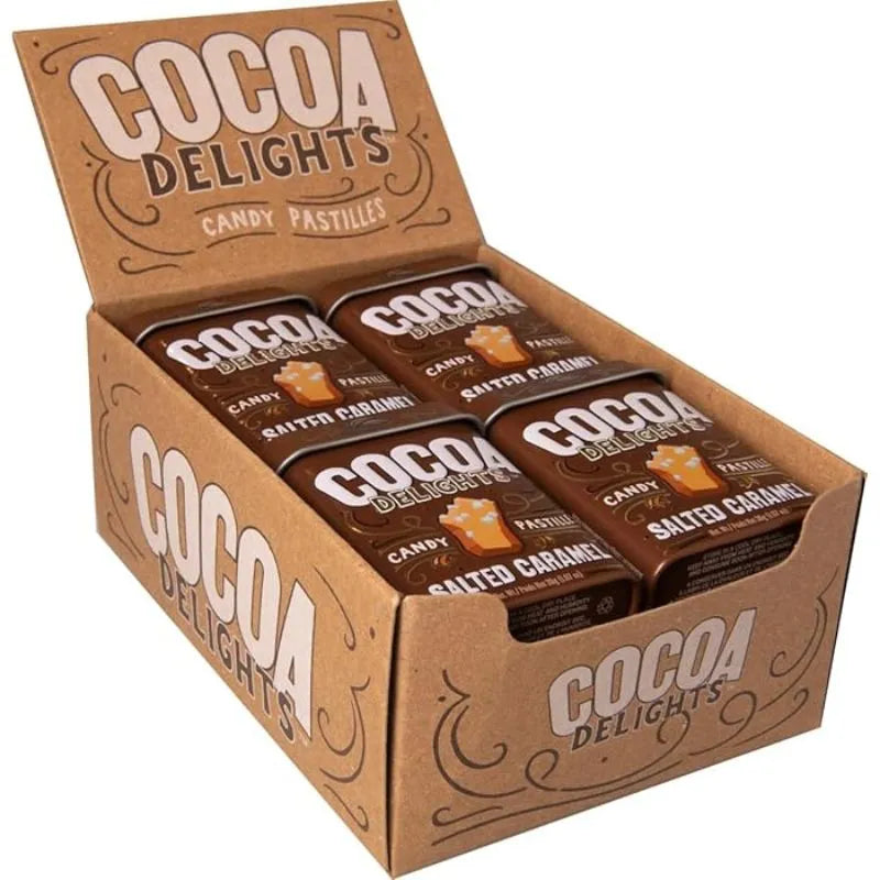 Cocoa Delights Salted Caramel Candy Pastilles: 12-Piece Box – Candy ...