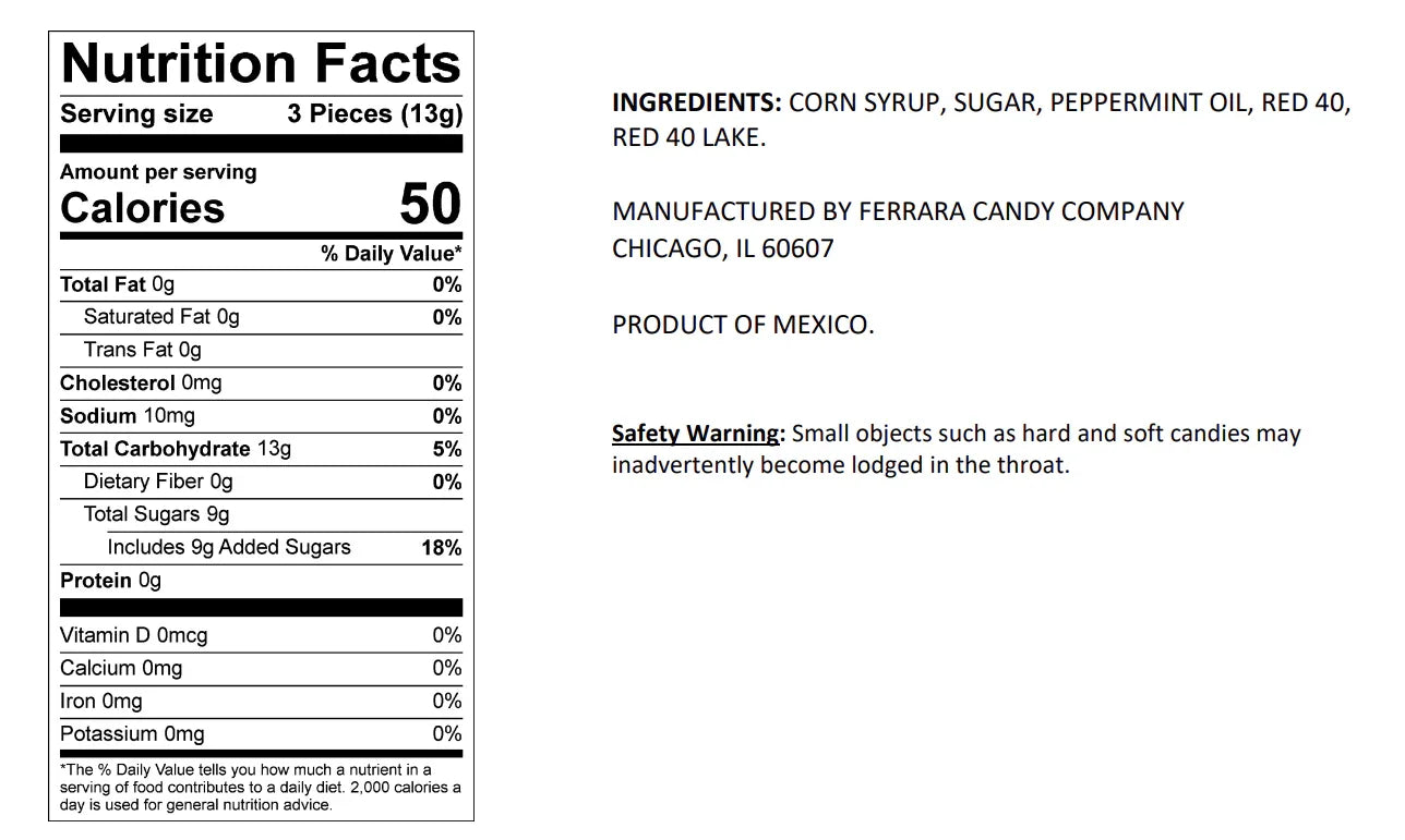 Brach's Mini Peppermint Candy Canes - Bulk: 1560-Piece Case