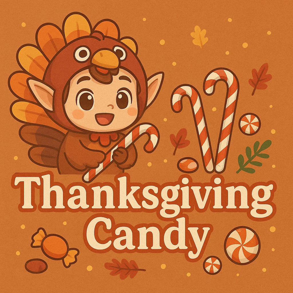 Thanksgiving Candy Turkey Day Banner