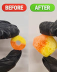 Freeze Dried Original Peach Rings Candy