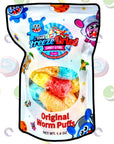 Freeze Dried Worm Puffs Candy - Candy Warehouse