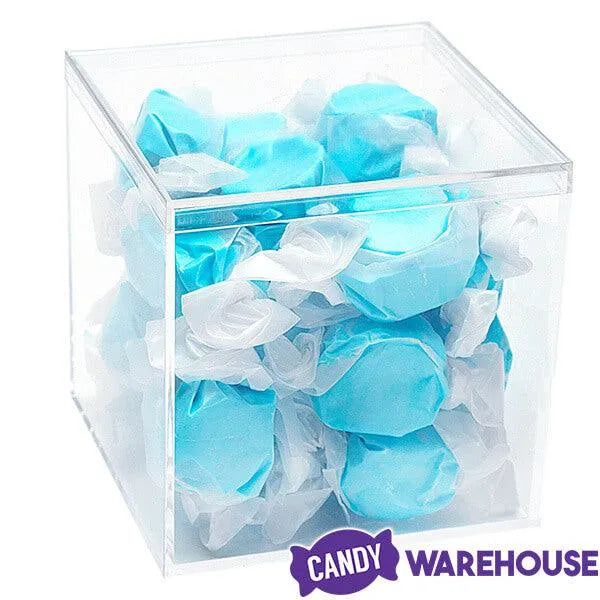 Acrylic Favor Boxes 16Ounce Cube with Lid 12Piece Set Candy