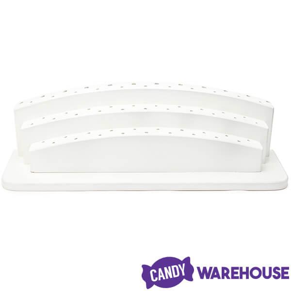Adams and Brooks Lollipop Display Stand - White: 63 Pop Rack - Candy Warehouse