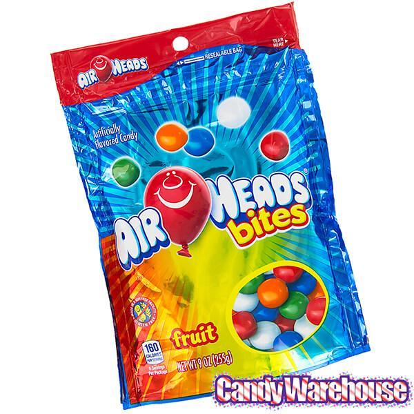 AirHeads Bites Candy - Fruit: 9-Ounce Bag - Candy Warehouse