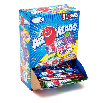 AirHeads Taffy Candy Bars: 90-Piece Box - Candy Warehouse
