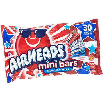 AirHeads Taffy Patriotic USA Mini Candy Bars - Candy Warehouse