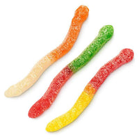 Albanese Assorted Fruit Sour Gummy Worms: 4.5LB Bag - Candy Warehouse