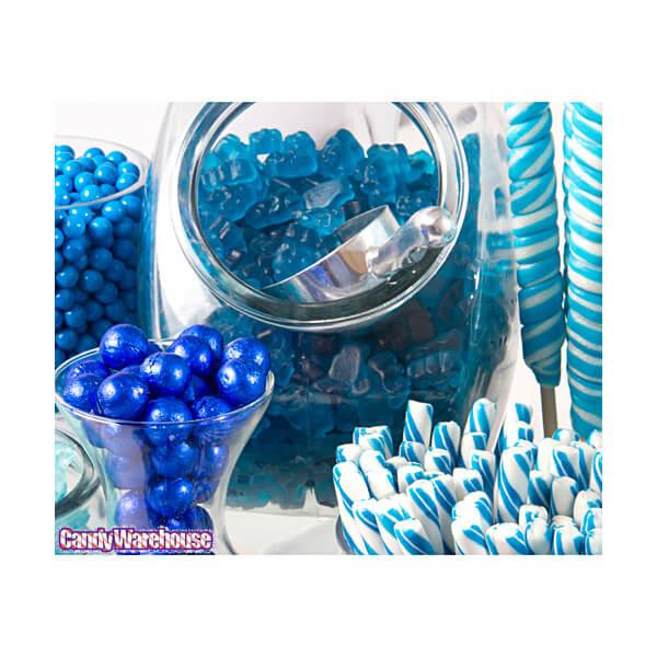 Albanese Blue Raspberry Gummy Bears: 5LB Bag - Candy Warehouse