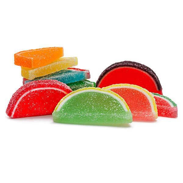 Albanese Candy Fruit Jell Slices - Assorted Fruit: 5LB Box - Candy Warehouse
