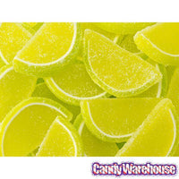 Albanese Candy Fruit Jell Slices - Lemon Lime: 5LB Box - Candy Warehouse