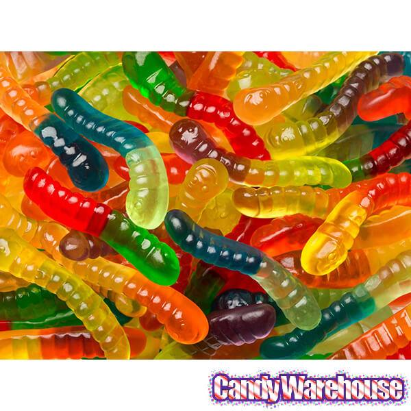 Albanese Gourmet 12-Flavors Mini Gummy Worms: 36-Ounce Bag - Candy Warehouse