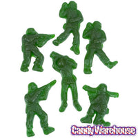 Albanese Green Gummy Army Men: 5LB Bag - Candy Warehouse