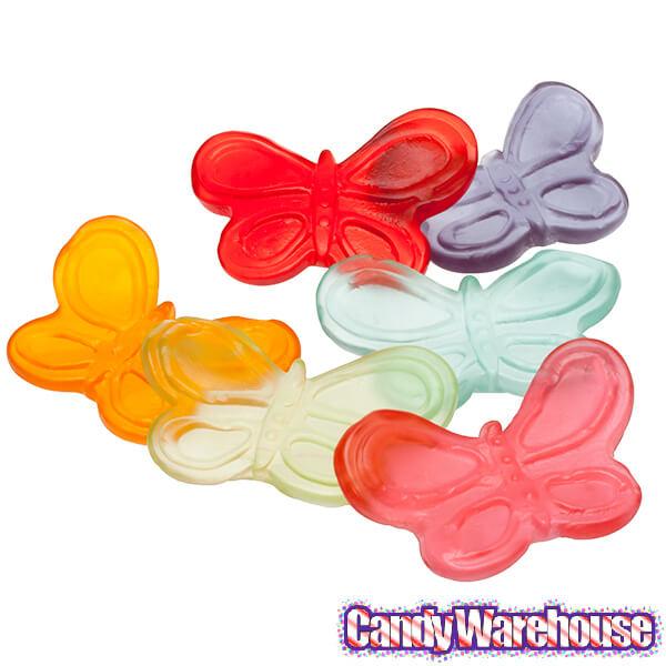 Albanese Gummy Butterflies Assortment: 5LB Bag - Candy Warehouse