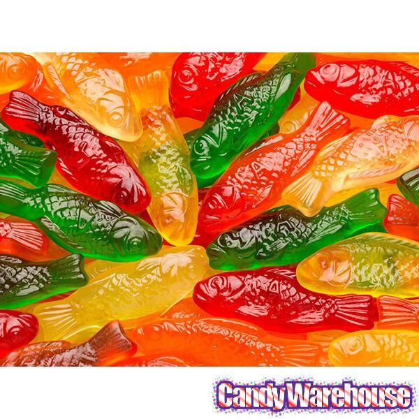 Albanese Gummy Fish - Assorted Fruit: 5LB Bag - Candy Warehouse