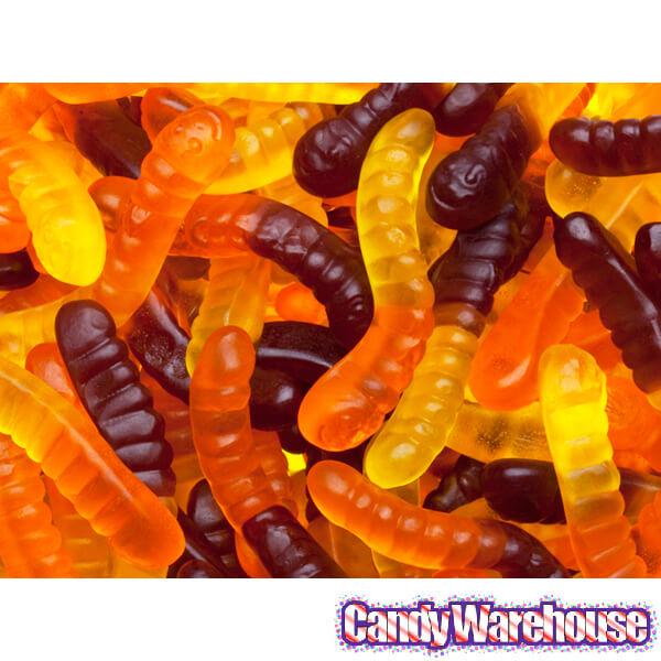 Albanese Halloween Mini Gummy Worms: 5LB Bag - Candy Warehouse