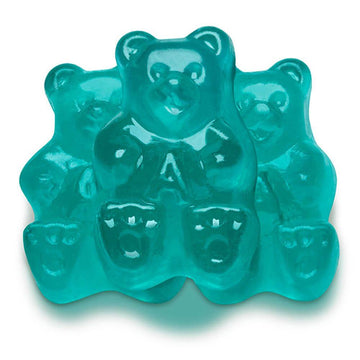 Albanese Light Blue Watermelon Gummy Bears: 5LB Bag - Candy Warehouse