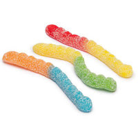 Albanese Neon Sour Gummy Worms: 4.5LB Bag - Candy Warehouse