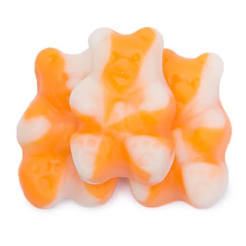 Albanese Orange Cream Bearsicles Gummy Bears: 5LB Bag - Candy Warehouse