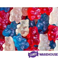 Albanese Patriotic USA Red, White, & Blue Gummy Bears: 5LB Bag - Candy Warehouse