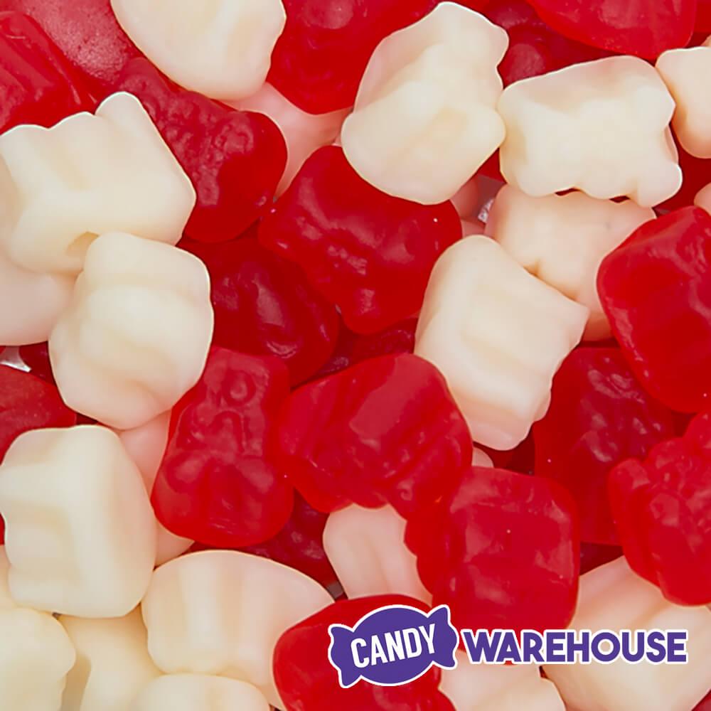 Albanese Polar Bear Cubs Peppermint Gummy Bears: 5LB Bag - Candy Warehouse