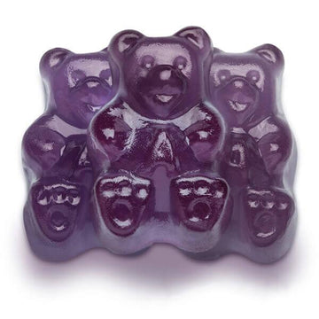Albanese Purple Grape Gummy Bears: 5LB Bag - Candy Warehouse