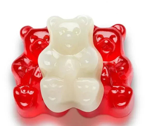 Albanese Red &amp; White Valentine Gummy Bears: 5LB Bag
